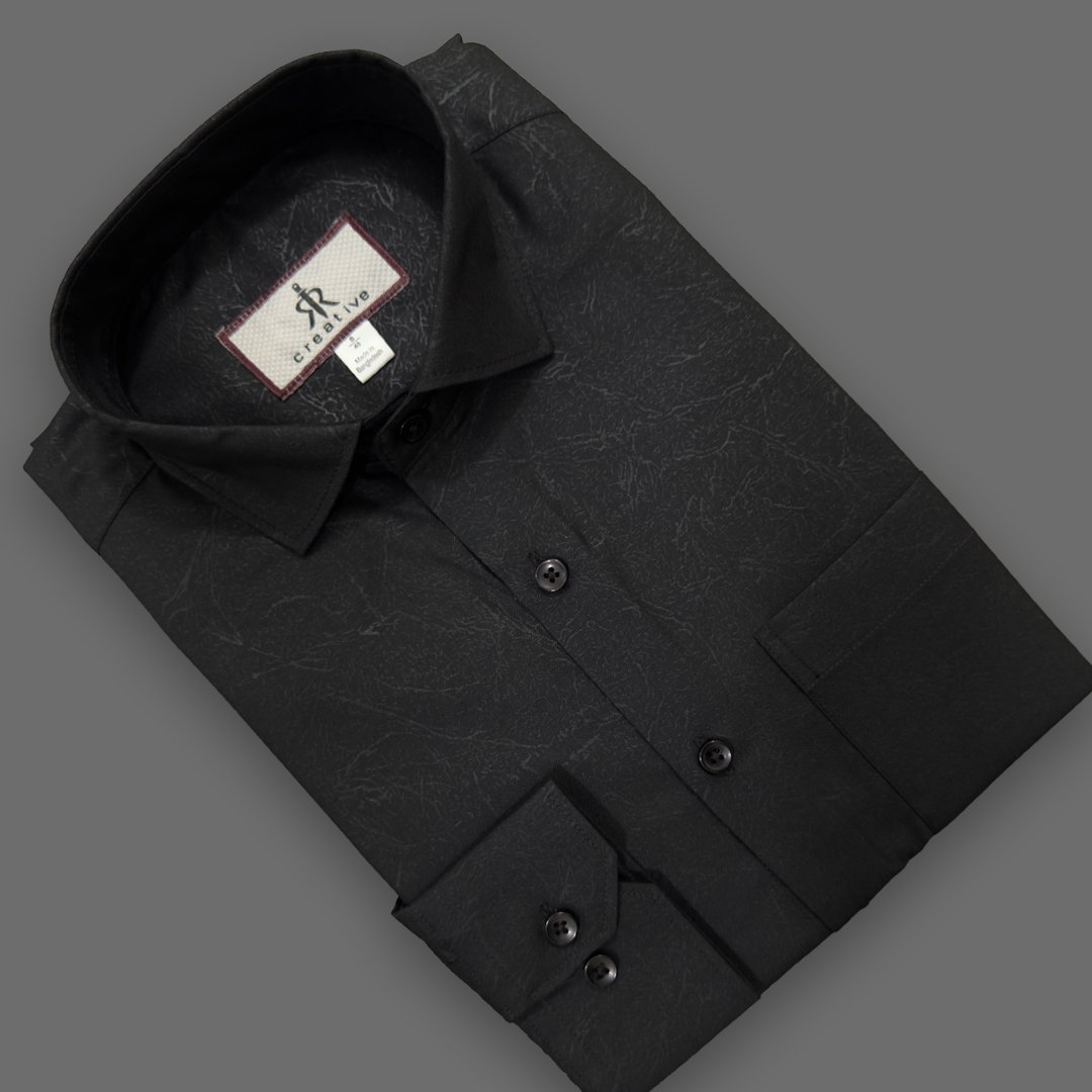 Black Print Shirt - Image 2